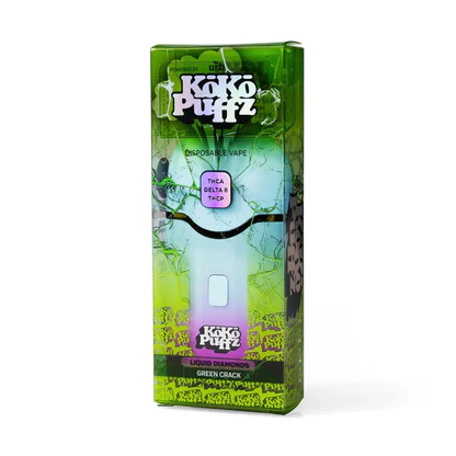 koko puffz Green Crack THC-A Vaporizer - 3000mg