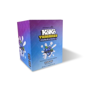 Koko Yummies Blue Razz +Delta 8 & Delta 9 - 5 Pack